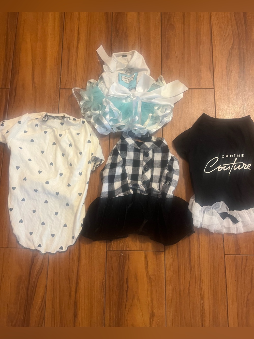 5 pieces dog outfit bundle